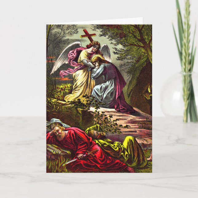 Jesus auf Gethsemane Grußkarte Karte (Vorderseite)