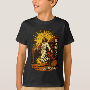 Jesus Auferstehung Christliche Manga-Kunst Tod Bes T-Shirt