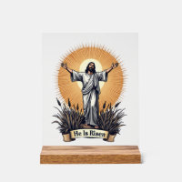 Jesus-Auferstehung Vintage-Gravur Faith-Shirt (