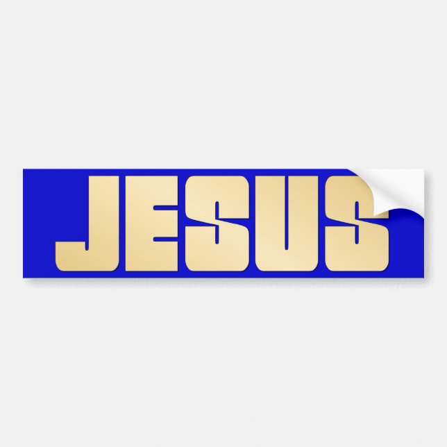 Jesus Autoaufkleber (Vorne)