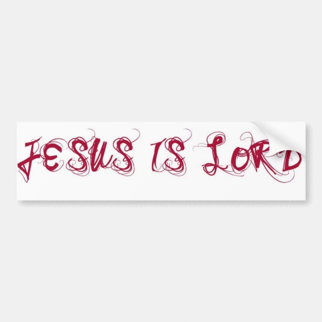 JESUS-Autoaufkleber Autoaufkleber (Vorne)