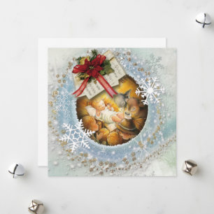 Jesus Baby Feiertagskarte