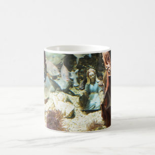 Jesus-Baby in einer Unterwasser-Krippe Kaffeetasse
