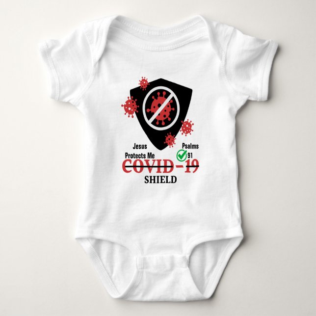Jesus - Baby Jersey Bodysuit Strampler (Vorderseite)