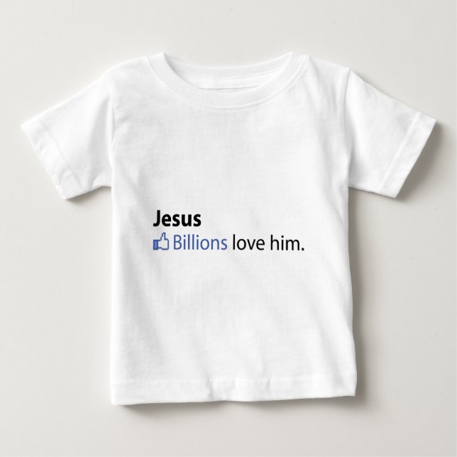Jesus Baby T-shirt (Vorderseite)