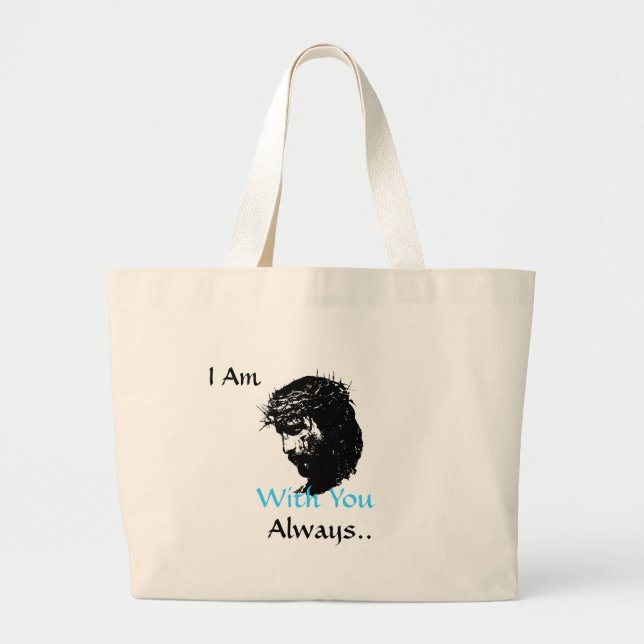 Jesus Bag Jumbo Stoffbeutel (Vorne)
