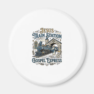 Jesus Bahnhof Gospel Express Jesus Zug Sta Magnet