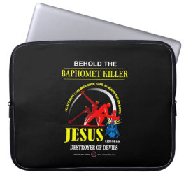 JESUS: Baphomet-Killer Laptopschutzhülle