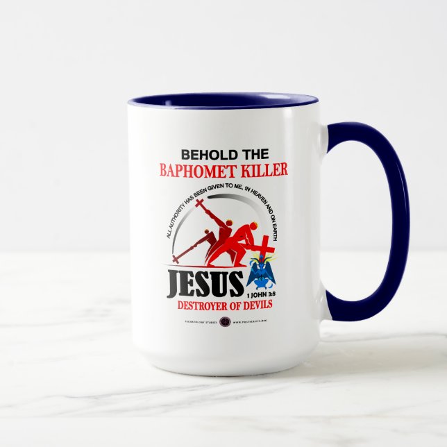 Jesus: Baphomet Killer Tasse (Rechts)