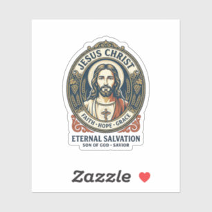 Jesus Barbier Herrenpflege Grafik T-Shirt Christli Aufkleber