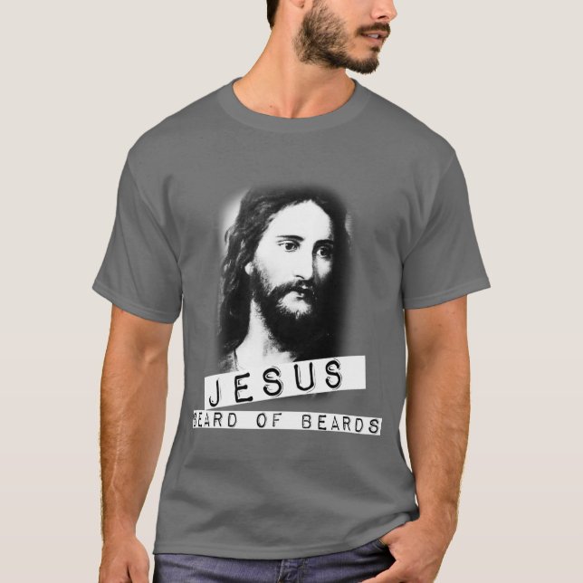 Jesus-Bart T-Shirt (Vorderseite)