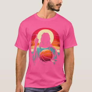 Jesus Basketball Player - Funny Christlich Religio T-Shirt