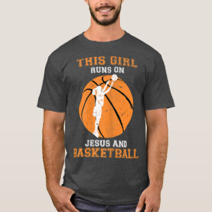 Jesus Basketball Redewendungen Christliche Geschen T-Shirt