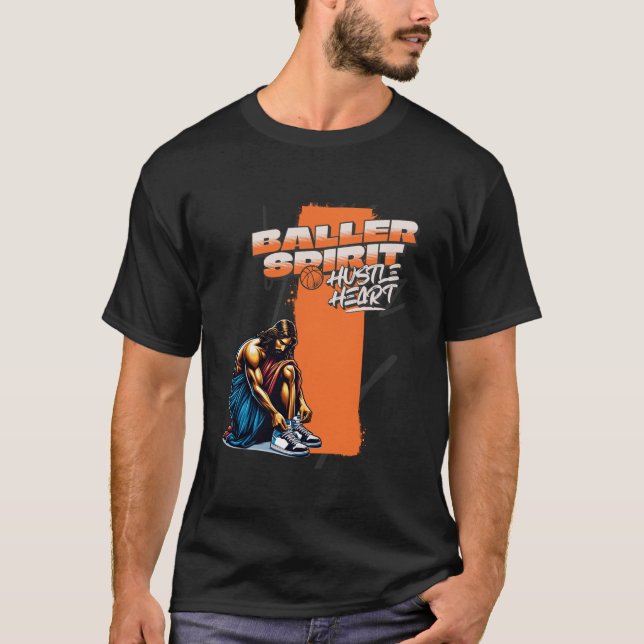 Jesus Basketball Shirt Cool Baller Spirit (Vorderseite)