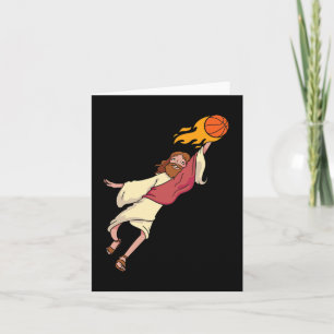 Jesus Basketball spielen Karte