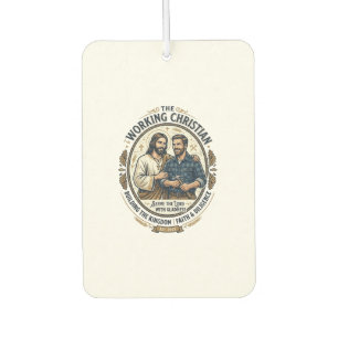 Jesus Bauhandwerk Shirt Christliches Grafik_ Autolufterfrischer