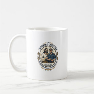 Jesus Bauhandwerk Shirt Christliches Grafik_ Kaffeetasse