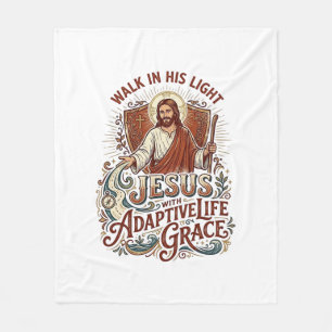 Jesus-Behindertenhilfe-T-Shirt Inspiration Fleecedecke