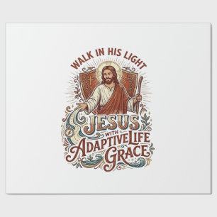 Jesus-Behindertenhilfe-T-Shirt Inspiration Geschenkpapier