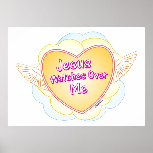 Jesus beobachtet mich poster (Vorne)