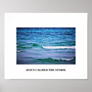 JESUS BERUHIGTE DAS STORM/GO IM FRIEDEN POSTER