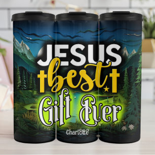 Jesus: Bestes Geschenk für alle Zeiten Thermosbecher