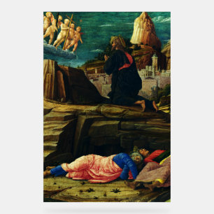 Jesus betet im Garten Gethsemane Acrylschild