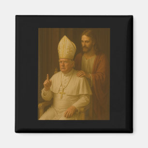 Jesus betet Trumps Präsident Trump Will, der Magnet