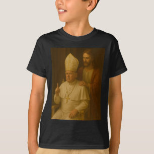 Jesus betet Trumps Präsident Trump Will, der T-Shirt