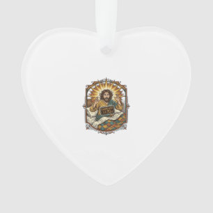 Jesus betrunken Online-Einkaufsbeleg Morgen danach Ornament