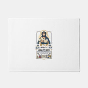Jesus Bibel Sprachen Hebräisch Griechisch Nerd-Shi Fußmatte