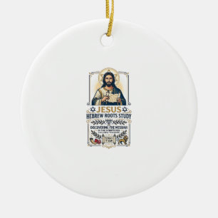 Jesus Bibel Sprachen Hebräisch Griechisch Nerd-Shi Keramik Ornament