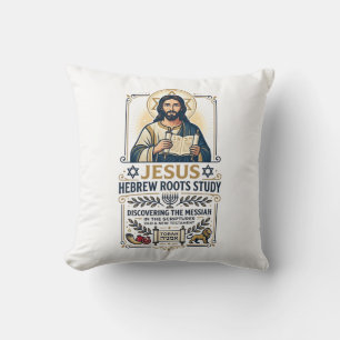 Jesus Bibel Sprachen Hebräisch Griechisch Nerd-Shi Kissen