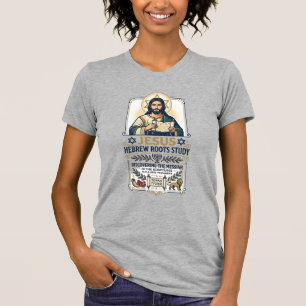 Jesus Bibel Sprachen Hebräisch Griechisch Nerd-Shi T-Shirt