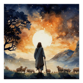 jesus, bible art, new testament poster
