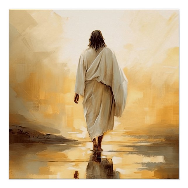 jesus, bible art, new testament poster (Vorderseite)