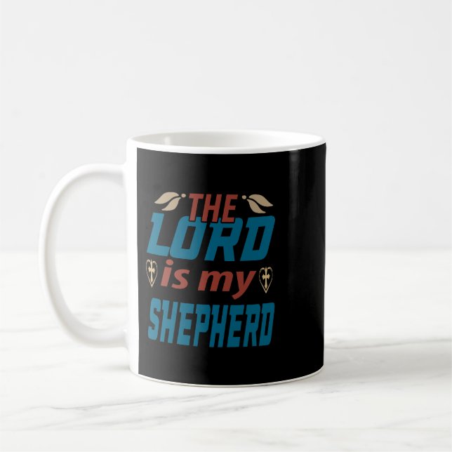 Jesus Bible Verse Psalm 23 Der Herr ist mein Hirte Kaffeetasse (Links)