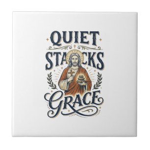 Jesus-Bibliothekar Grafik-T-Shirt Christliche Kuns Fliese