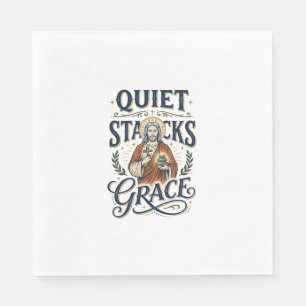 Jesus-Bibliothekar Grafik-T-Shirt Christliche Kuns Serviette