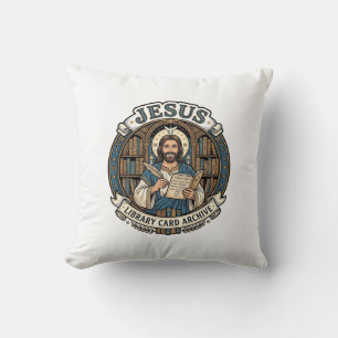 Jesus Bibliothekskartenarchiv Jesus Bibliothekskar Kissen