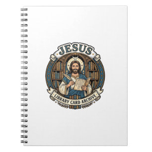 Jesus Bibliothekskartenarchiv Jesus Bibliothekskar Notizblock
