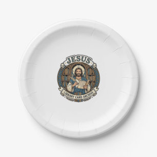 Jesus Bibliothekskartenarchiv Jesus Bibliothekskar Pappteller