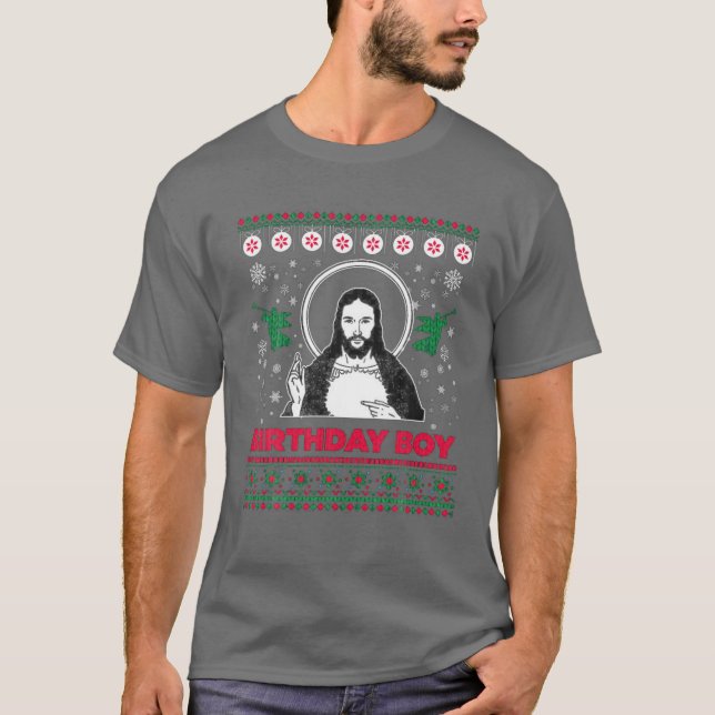 Jesus Birthday Boy T-Shirt (Vorderseite)