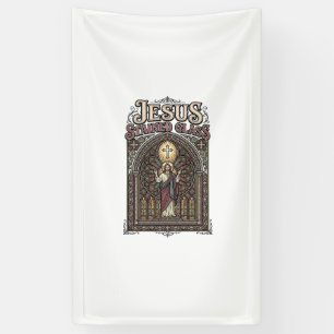 Jesus Bleiglas Jesus Bleiglas Kathedrale Banner