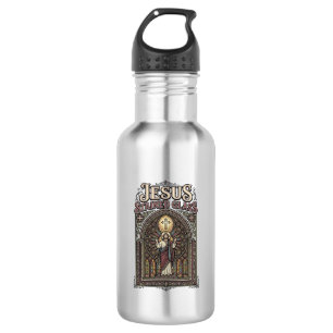 Jesus Bleiglas Jesus Bleiglas Kathedrale Edelstahlflasche
