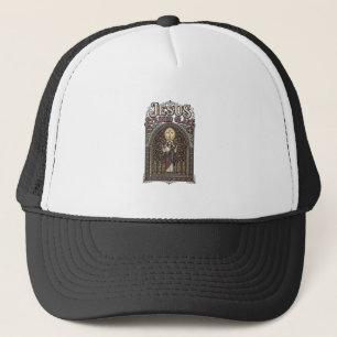 Jesus Bleiglas Jesus Bleiglas Kathedrale Truckerkappe