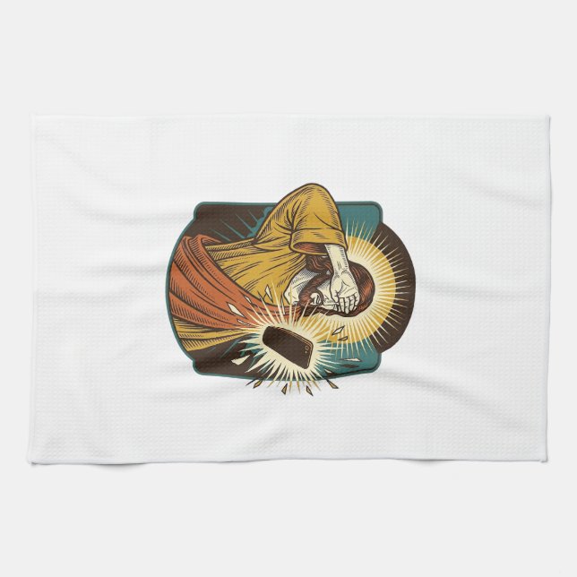 Jesus blendet die maximale Helligkeit des Telefons Geschirrtuch (Horizontal)