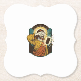 Jesus blendet die maximale Helligkeit des Telefons Untersetzer