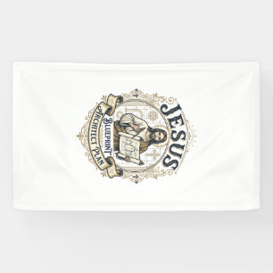 Jesus Blueprint Architekt Plan Jesus Blueprint Arc Banner