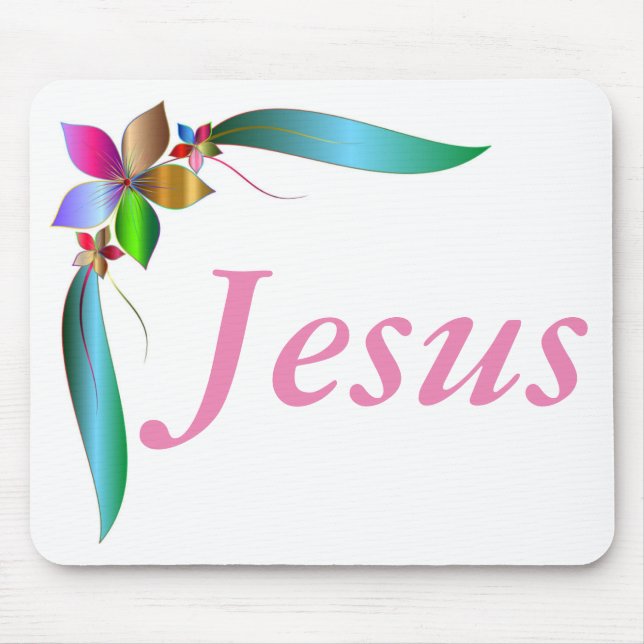 JESUS BLUME RIBBON MOUSEPAD (Vorne)